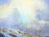 'Approaching snow shower, Scottish Highlands', Acrylic &